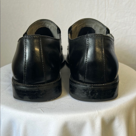 Stacy Adams Black Leather Dress Slip On Shoes Size 8.5 - Picture 5 of 7